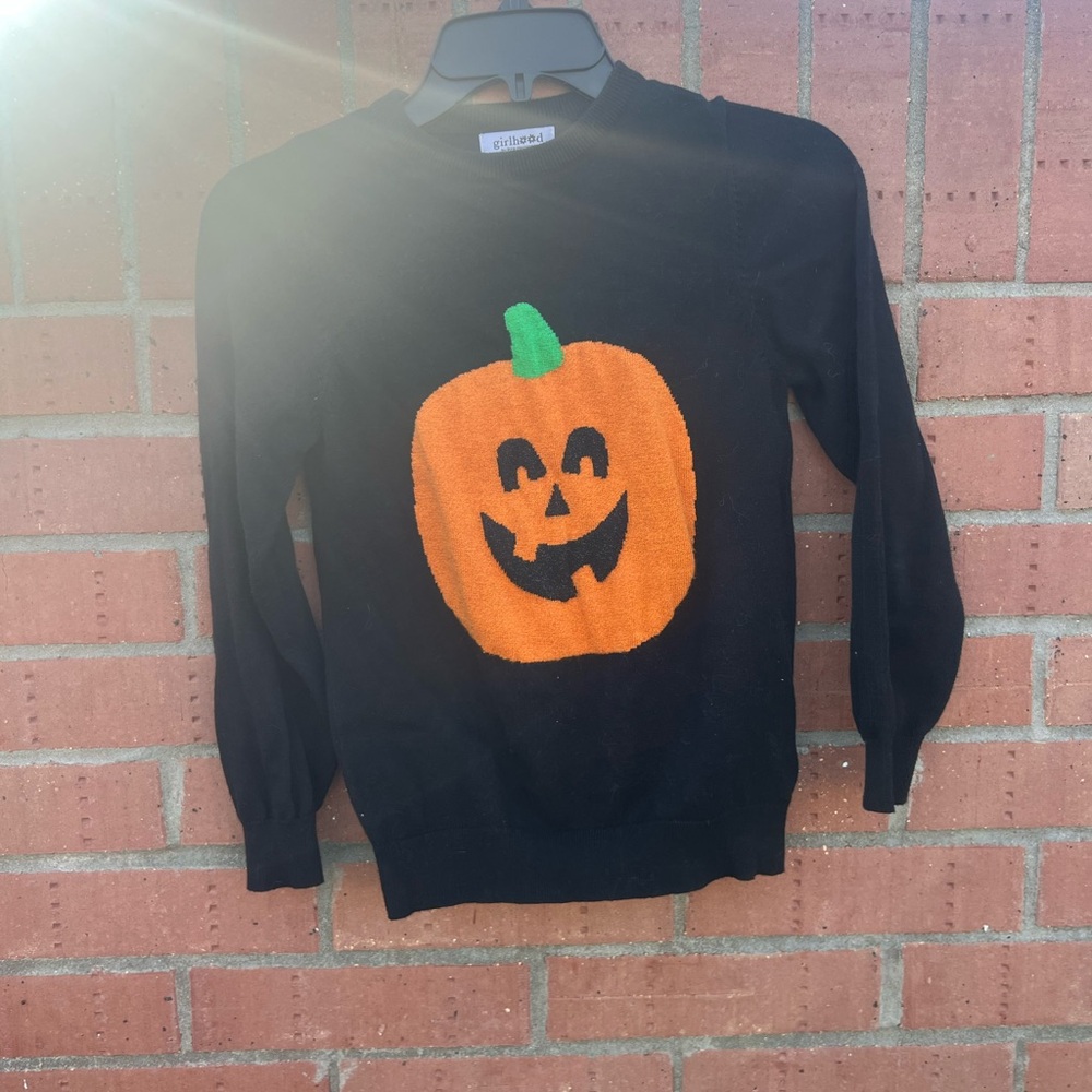 Girlhood Jack-o-lantern sweater